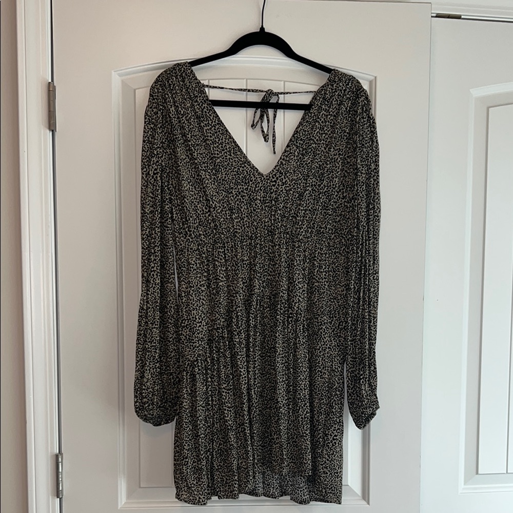 A New Day Long Sleeve Mini Dress
